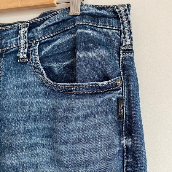 Silver Jeans ZAC Relaxed Fit Straight Leg Mens Sz 36x32 Thick Stitching! - Picture 6 of 12